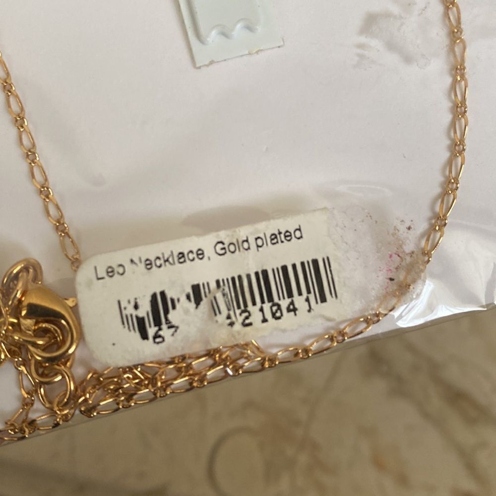 NWT! Foxy Originals Leo horoscope Gold Plated Necklace - Picture 5 of 6